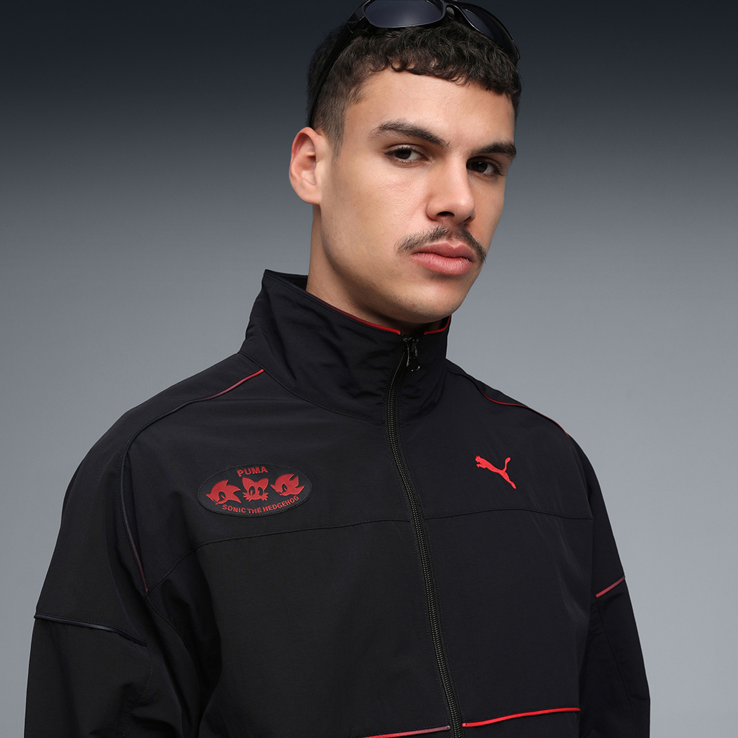 Image of PUMA Full Sleeve Striped Men Jacket