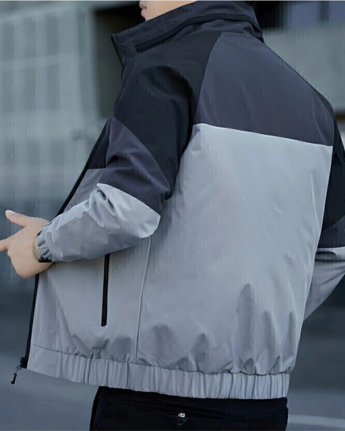Image of Mia Fashion Full Sleeve Colorblock Men Jacket