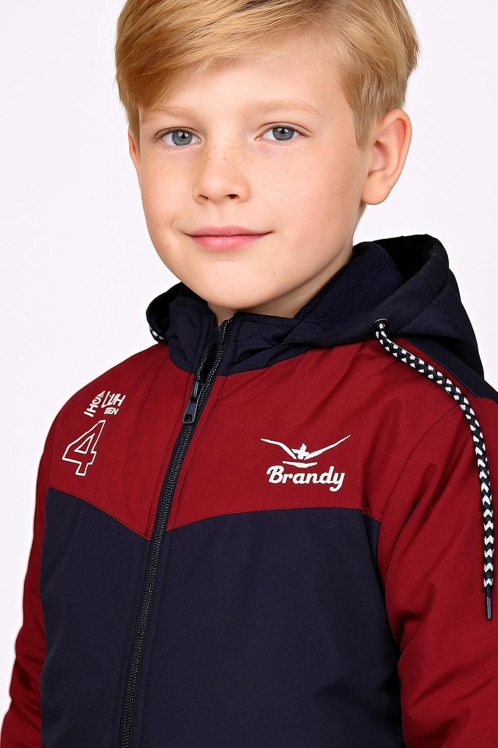 Image of QB CLUB Full Sleeve Colorblock Boys Jacket
