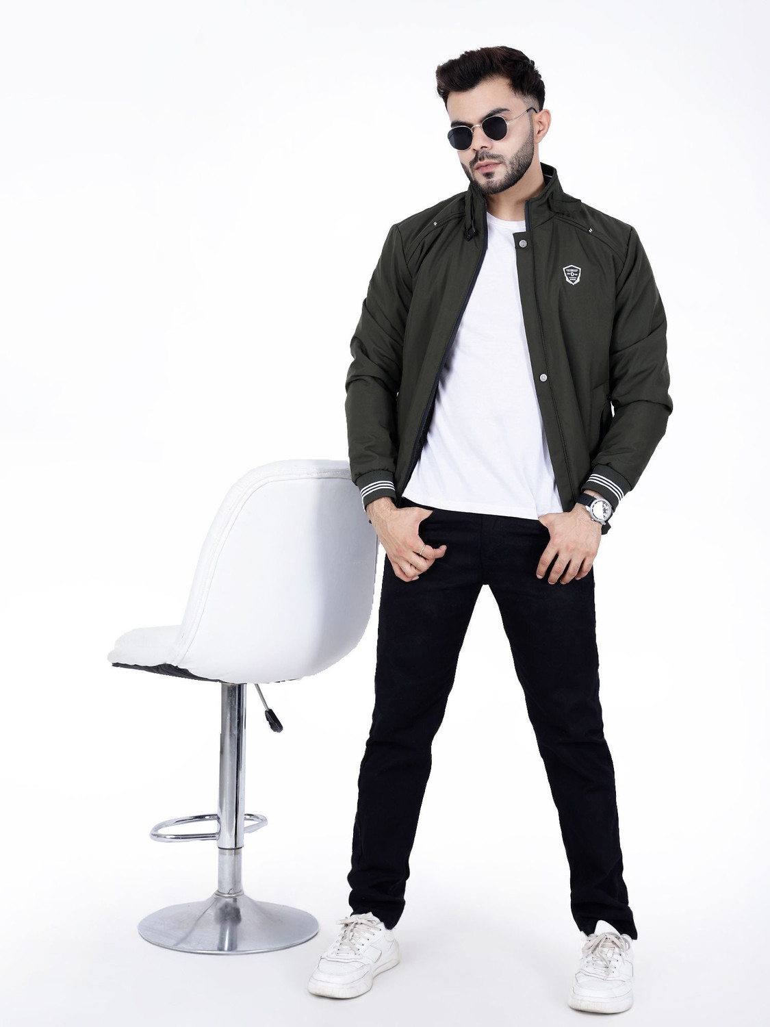 Image of Dollar Full Sleeve Solid Men Jacket