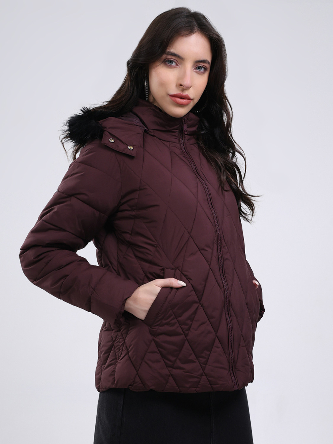 Image of MONTE CARLO Full Sleeve Solid Women Jacket
