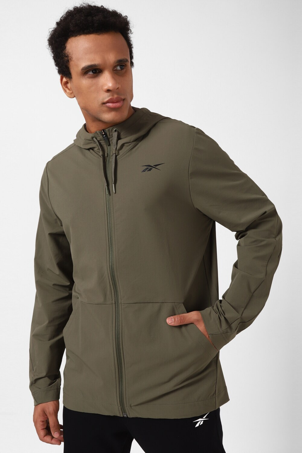 Image of REEBOK Full Sleeve Solid Men Jacket