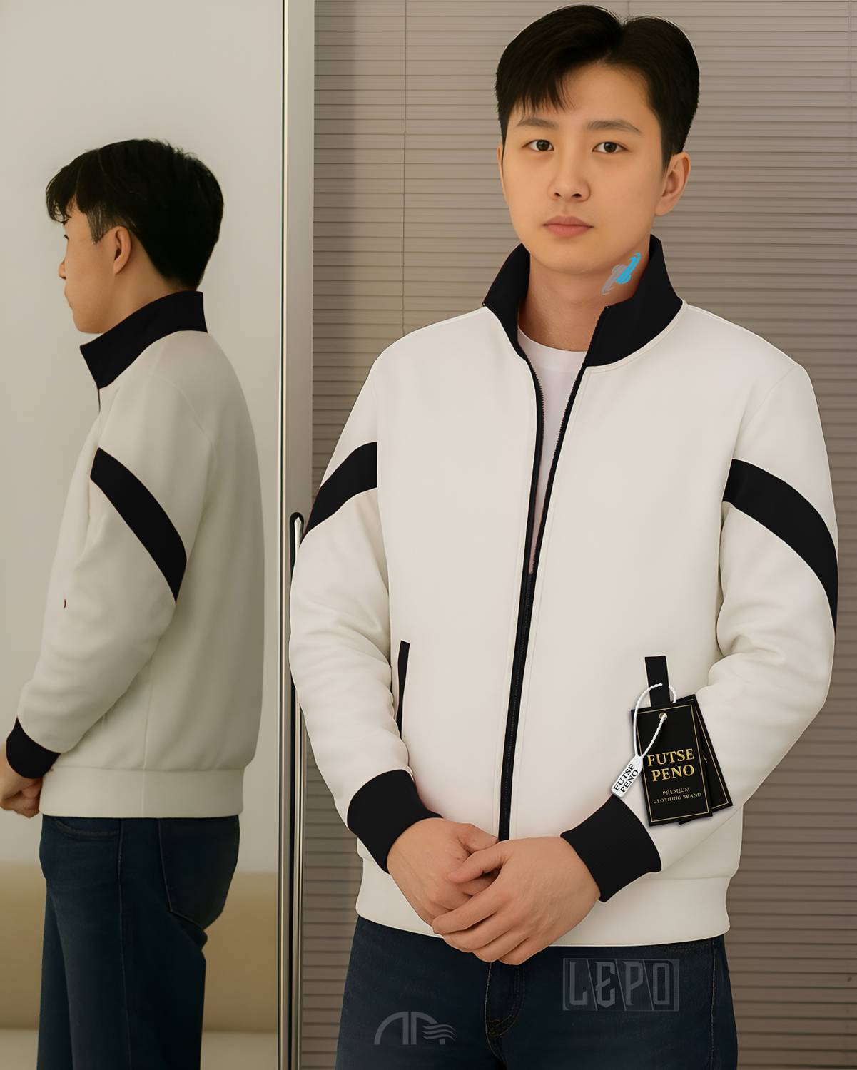 FUTSE PENO Full Sleeve Colorblock Men Jacket