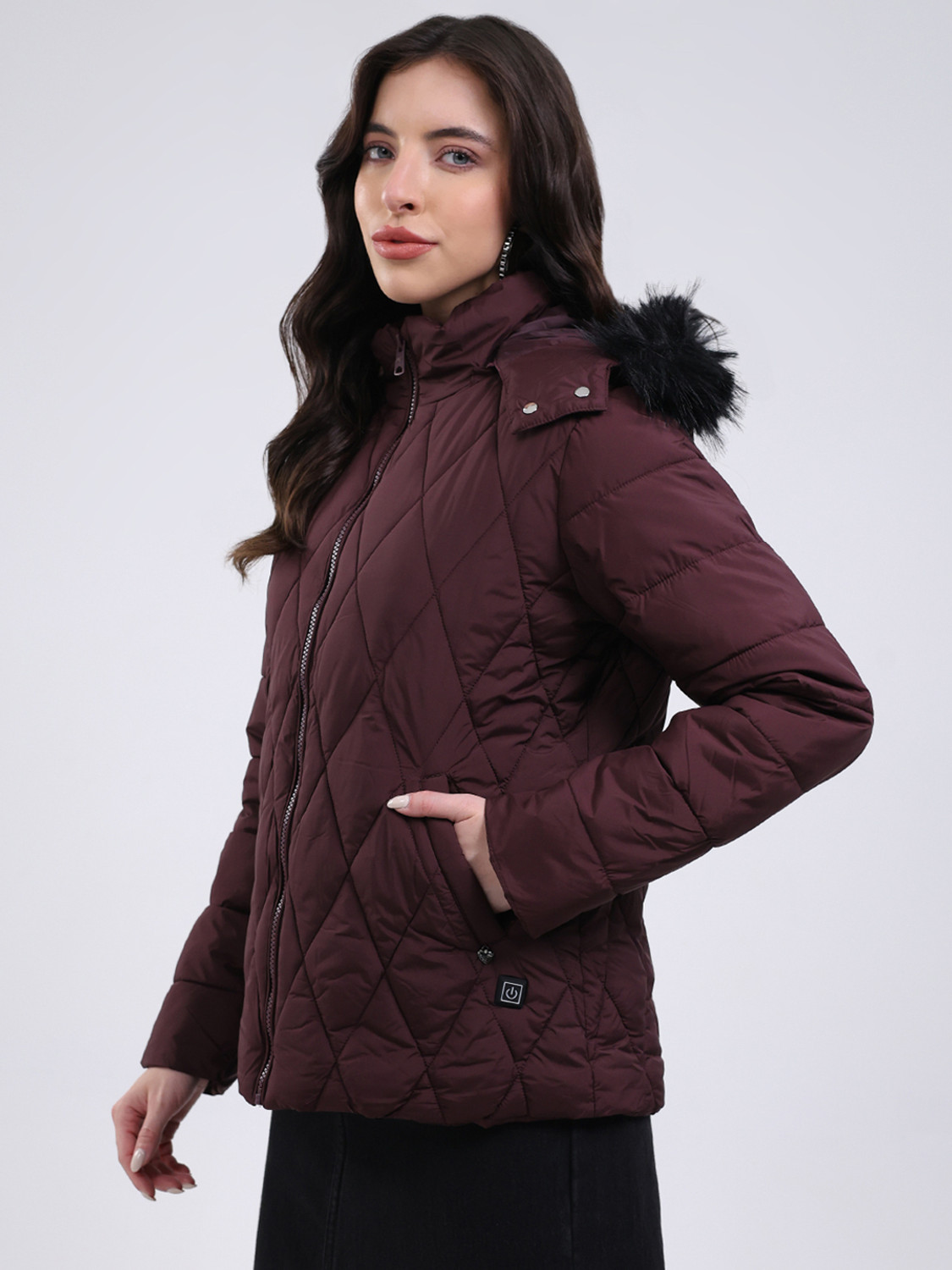 Image of MONTE CARLO Full Sleeve Solid Women Jacket
