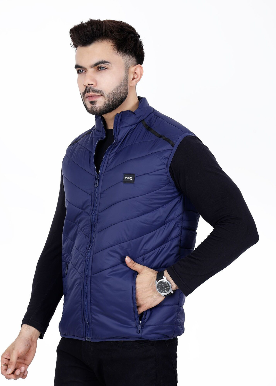 Image of Dollar Sleeveless Solid Men Jacket