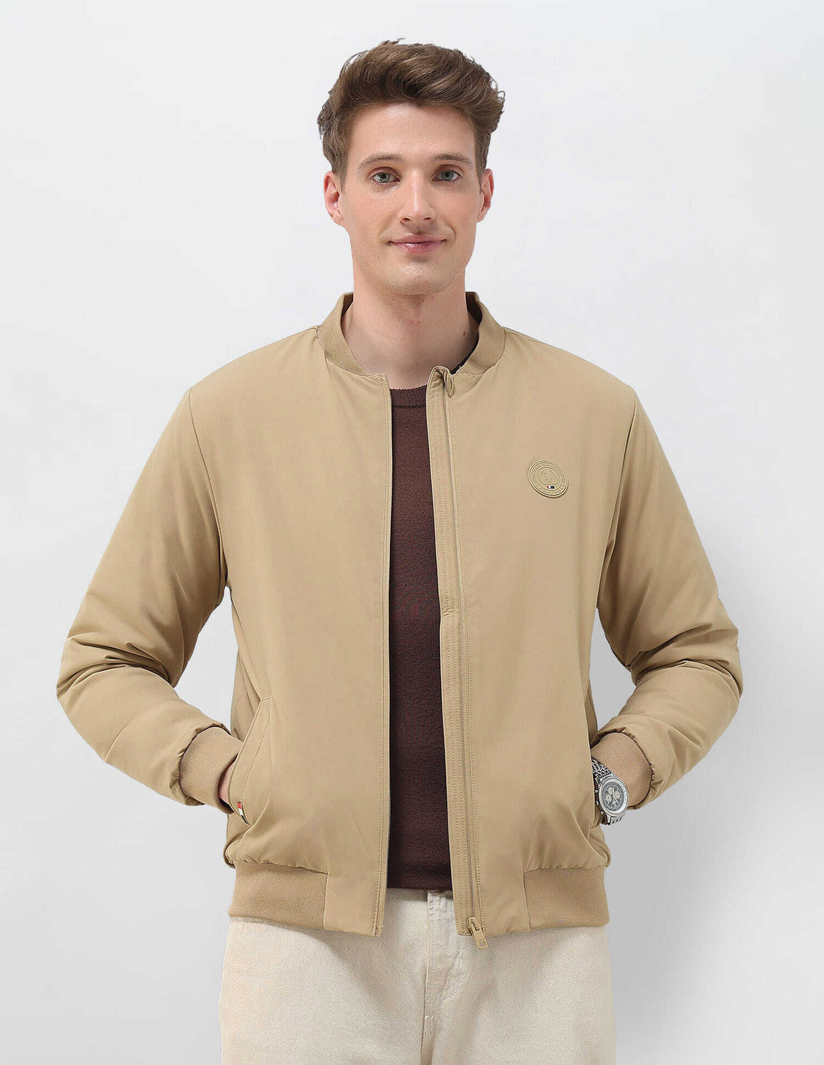 Image of U.S. POLO ASSN. Full Sleeve Solid Men Jacket