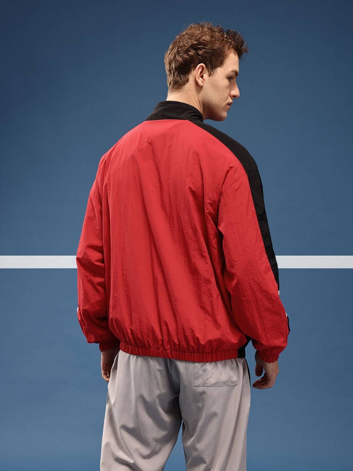 SLAZENGER Full Sleeve Colorblock Men Jacket - Image 4