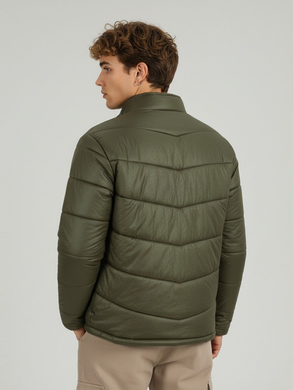 Image of Glitchez Full Sleeve Solid Men Jacket