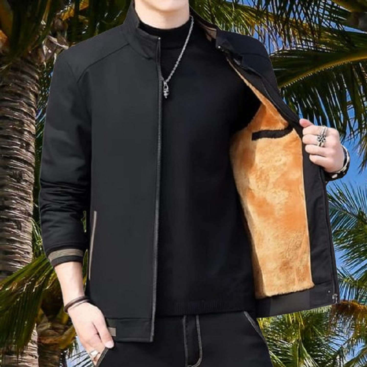 Image of BUGRASI TRADERS Men Casual Jacket