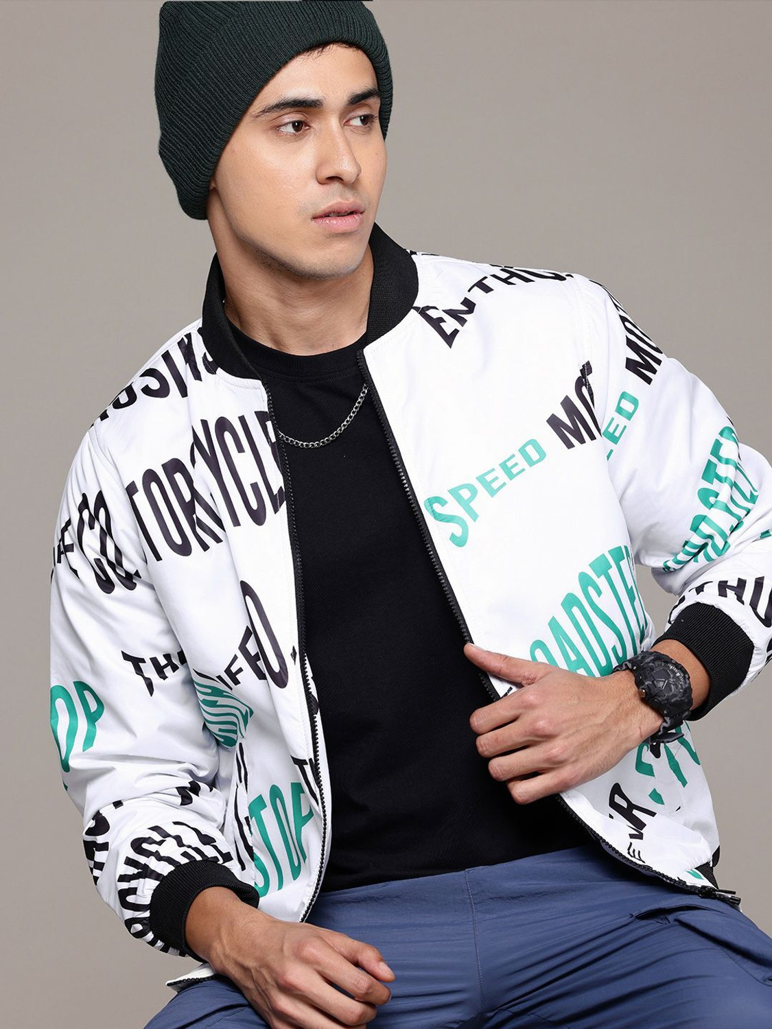 Image of Roadster Full Sleeve Printed Men Jacket