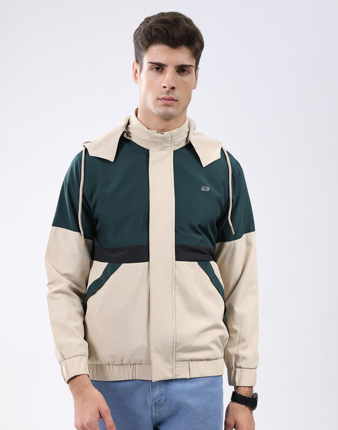 Image of MONTE CARLO Full Sleeve Colorblock Men Jacket