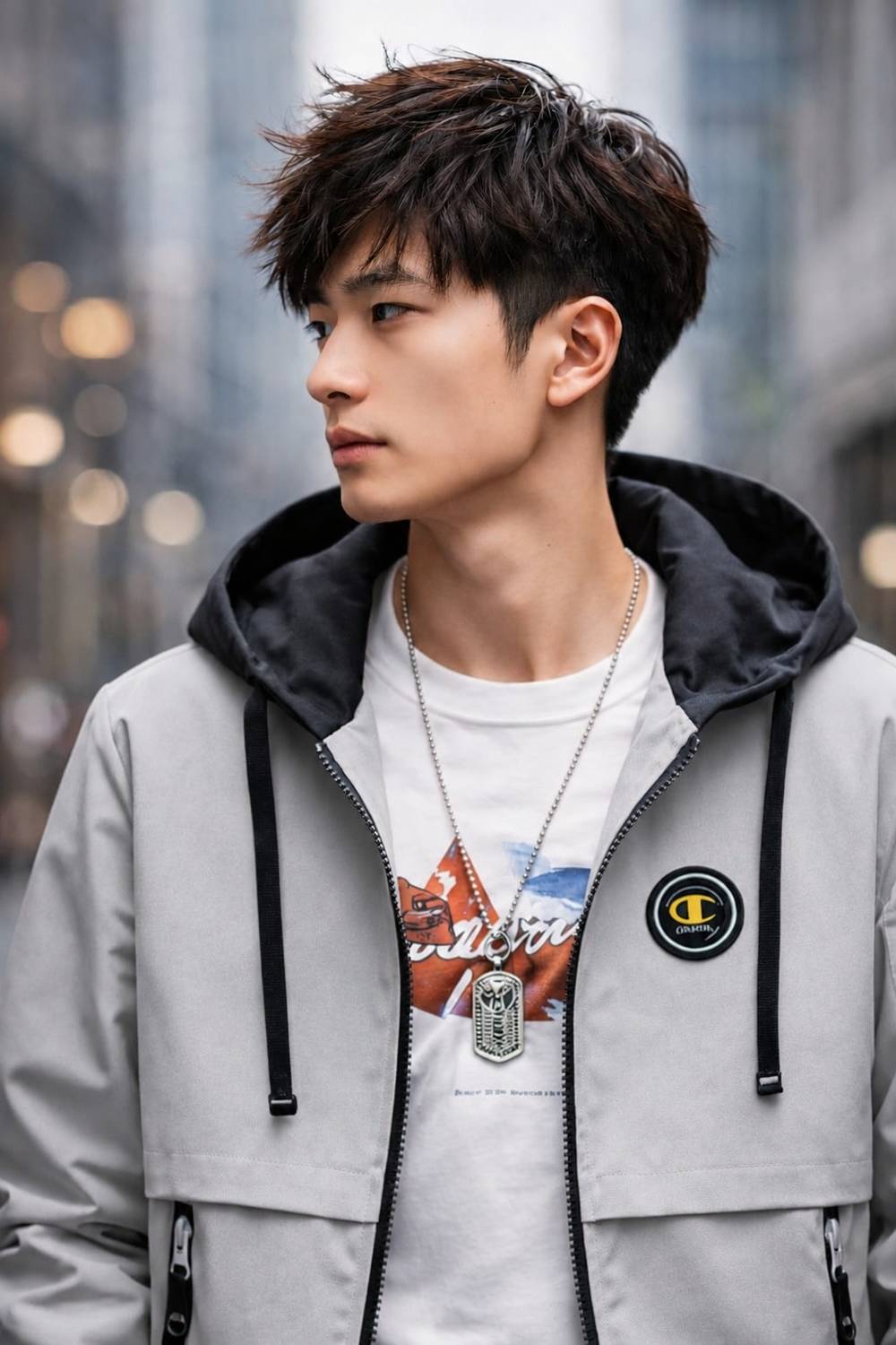 Azy Fabrics Full Sleeve Printed Men Jacket - Image 4
