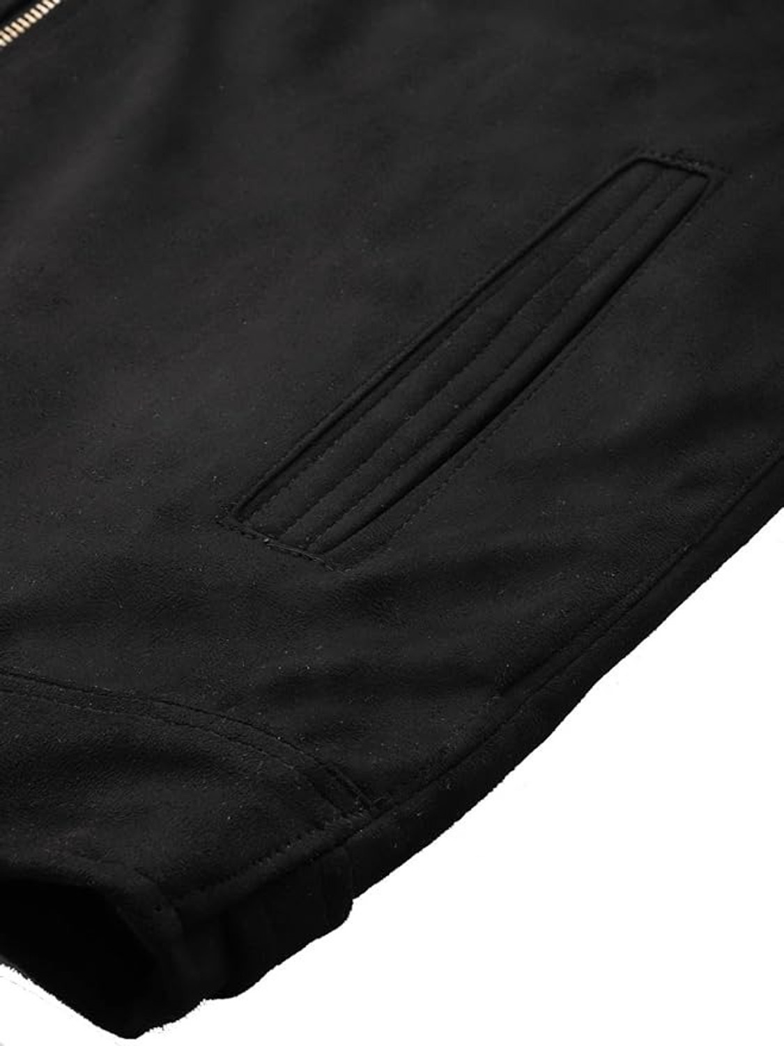 Image of Leather King Full Sleeve Solid Men Jacket