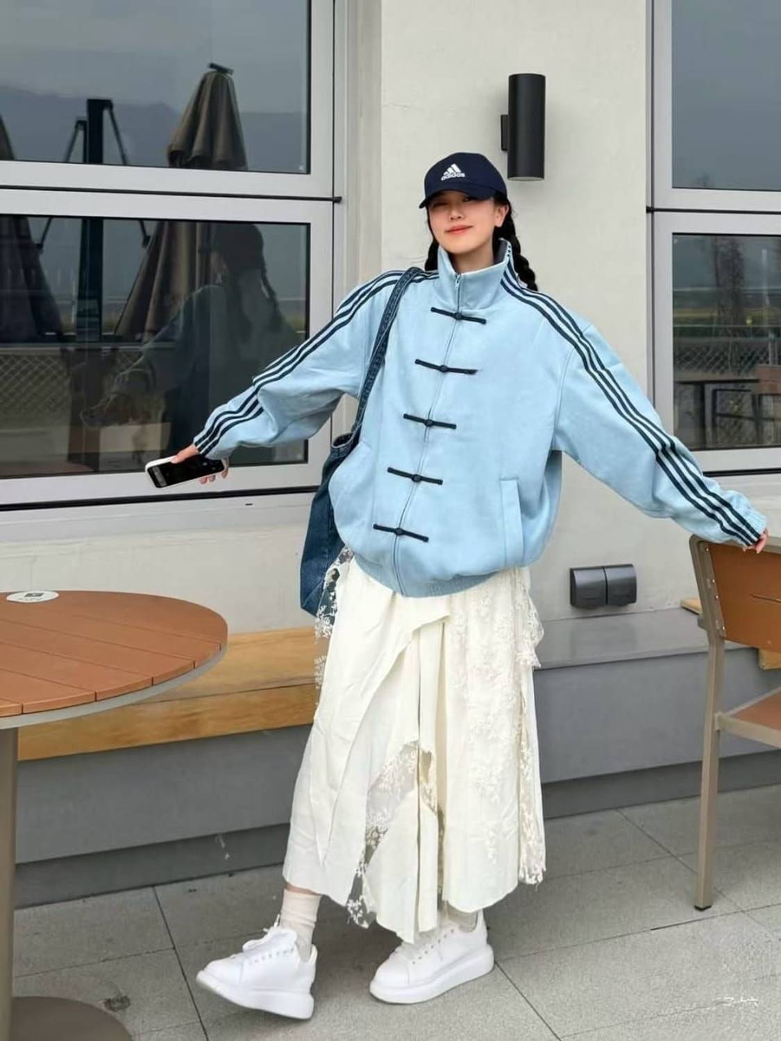 dubster Full Sleeve Striped Jacket - Image 1