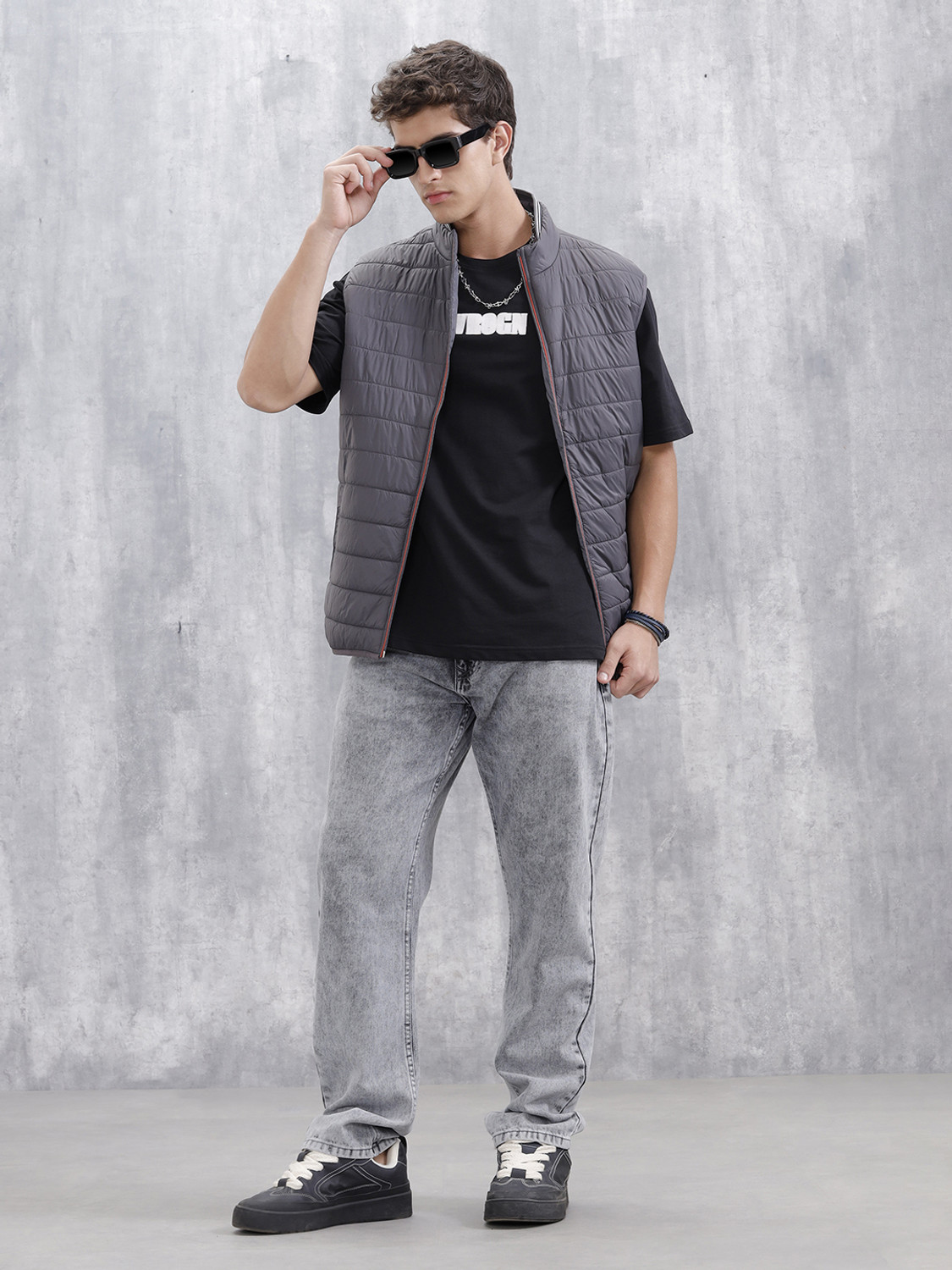 Image of WROGN Men Solid Casual Jacket