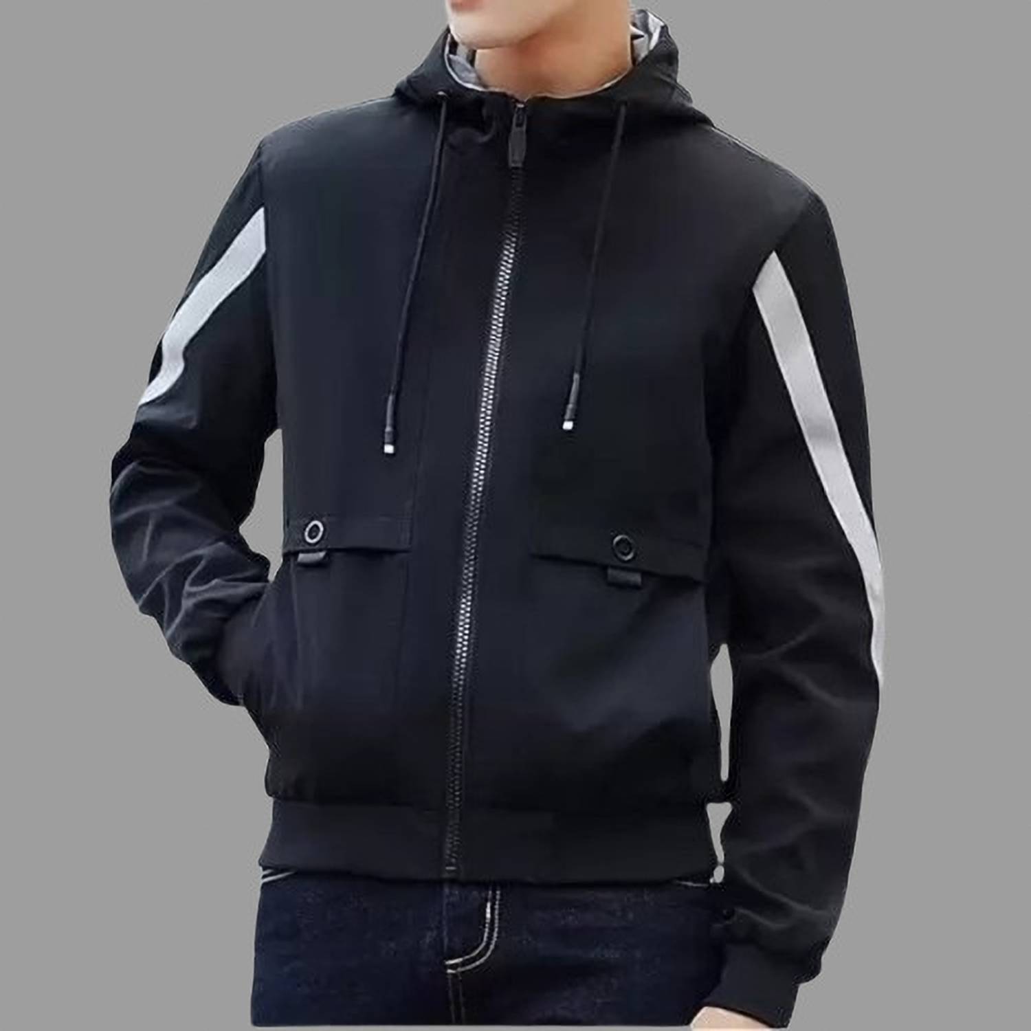 ROXFID Full Sleeve Colorblock Men Jacket - Image 3
