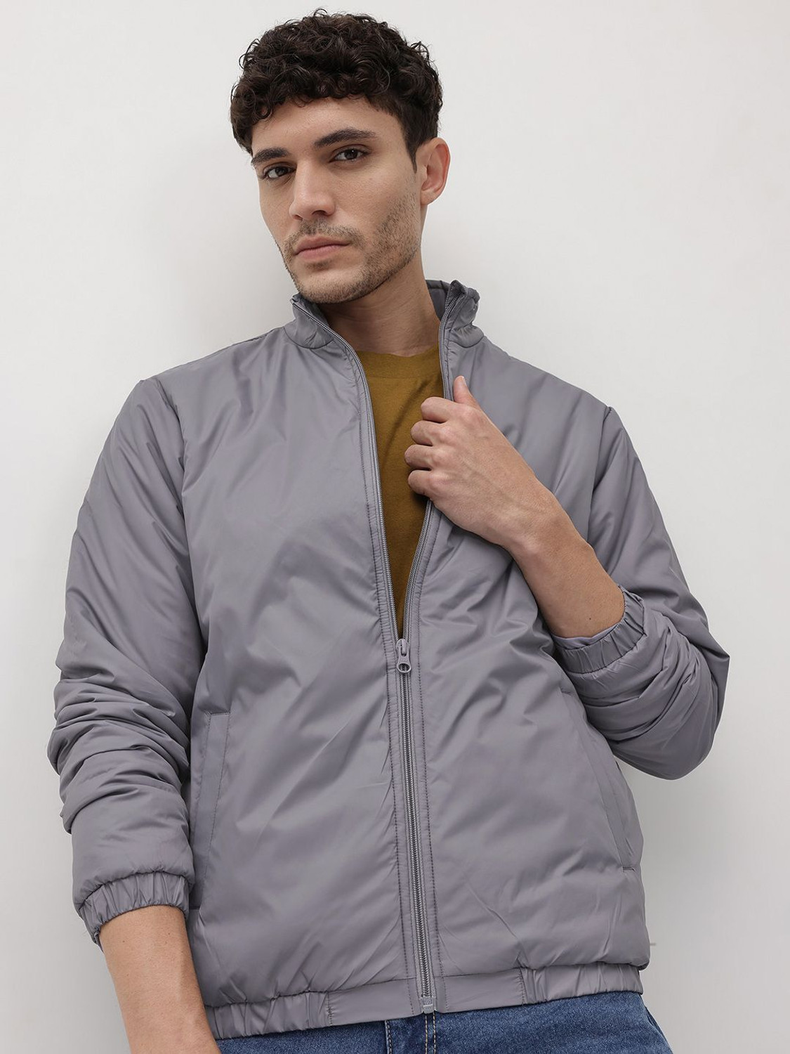 Image of Roadster Full Sleeve Solid Men Jacket