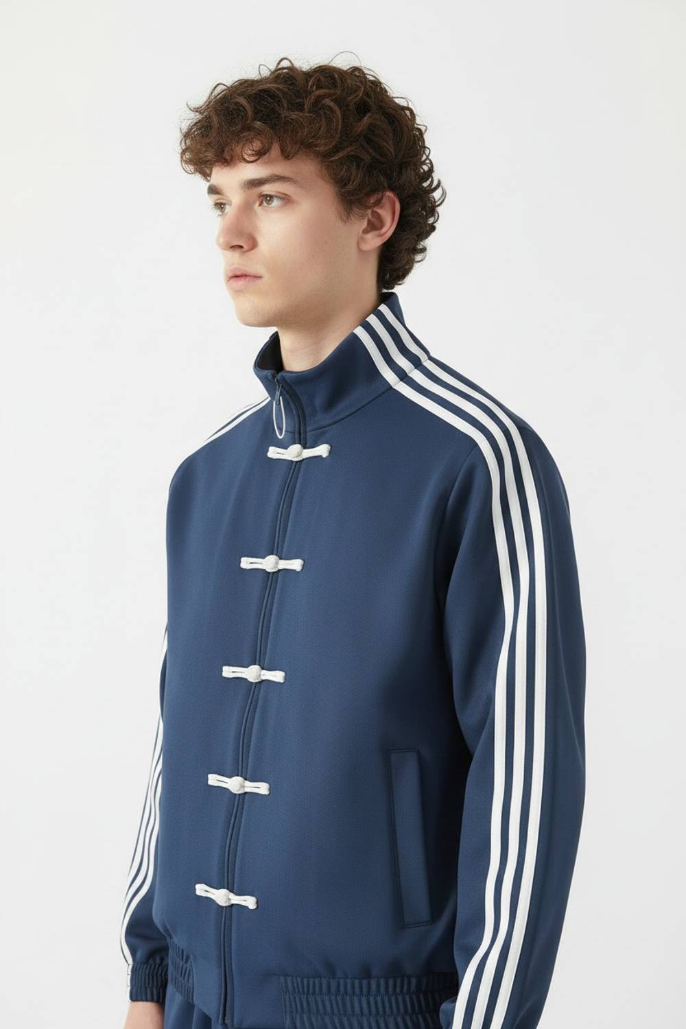 AuraStreet Full Sleeve Striped Men Jacket - Image 5