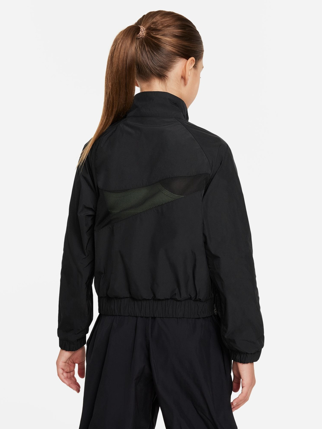 Image of NIKE Full Sleeve Solid Girls Jacket