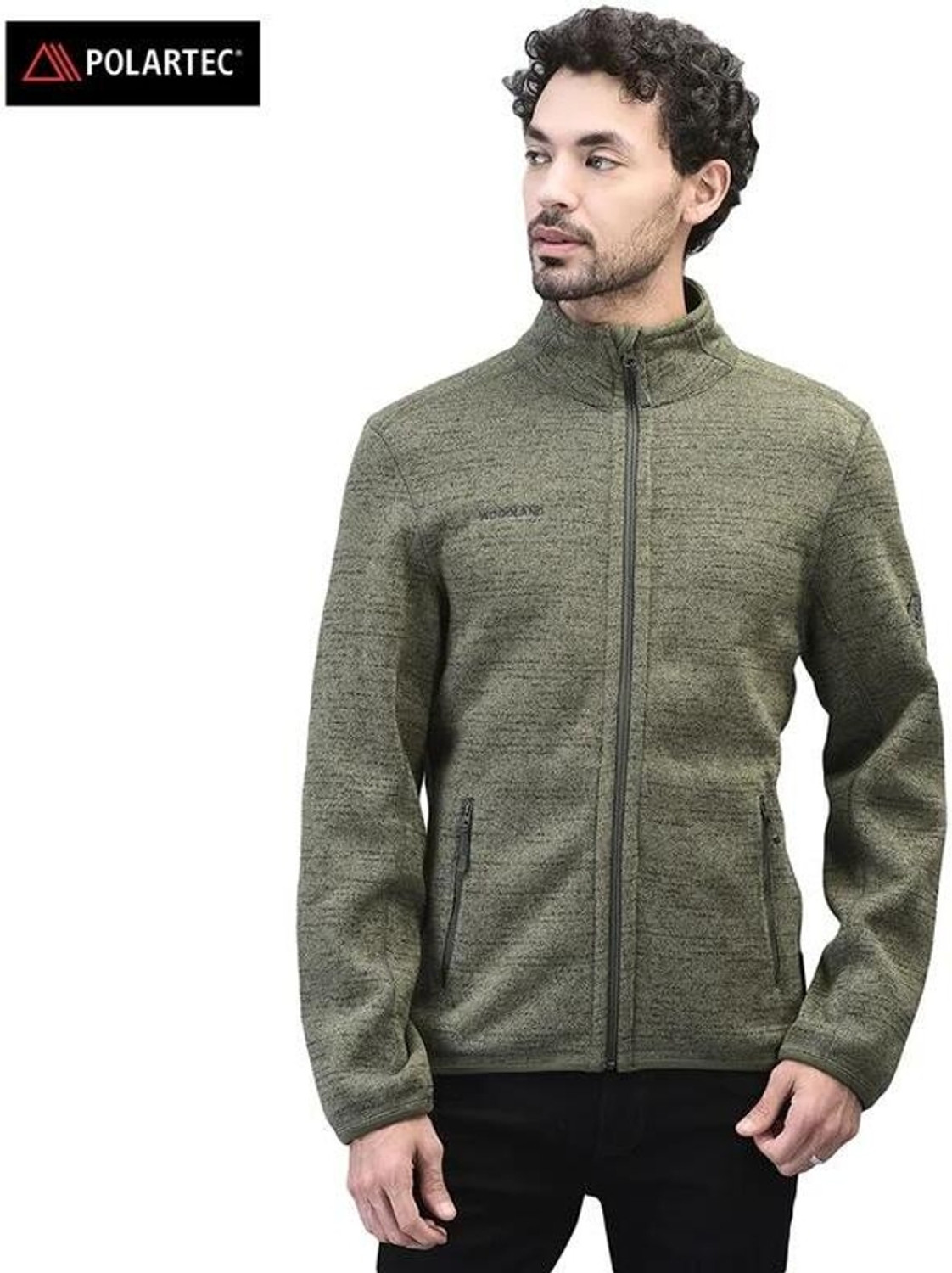 Image of WOODLAND Men Solid Casual Jacket