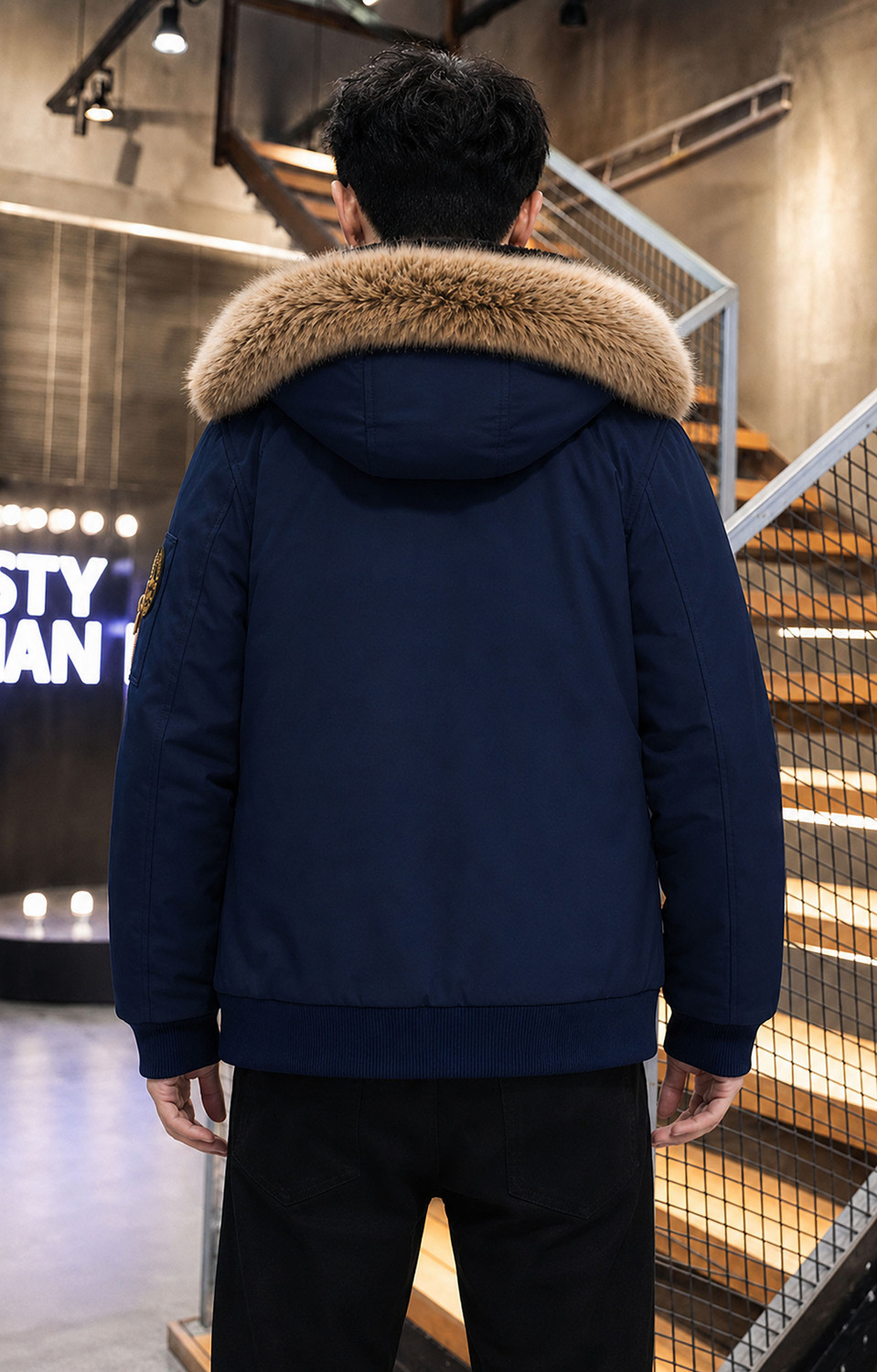 Image of FUTSE PENO Full Sleeve Applique Men Jacket
