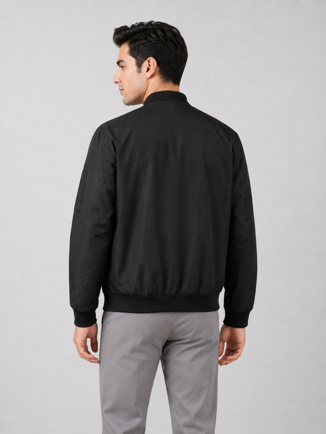 Image of Mia Fashion Full Sleeve Solid Men Jacket