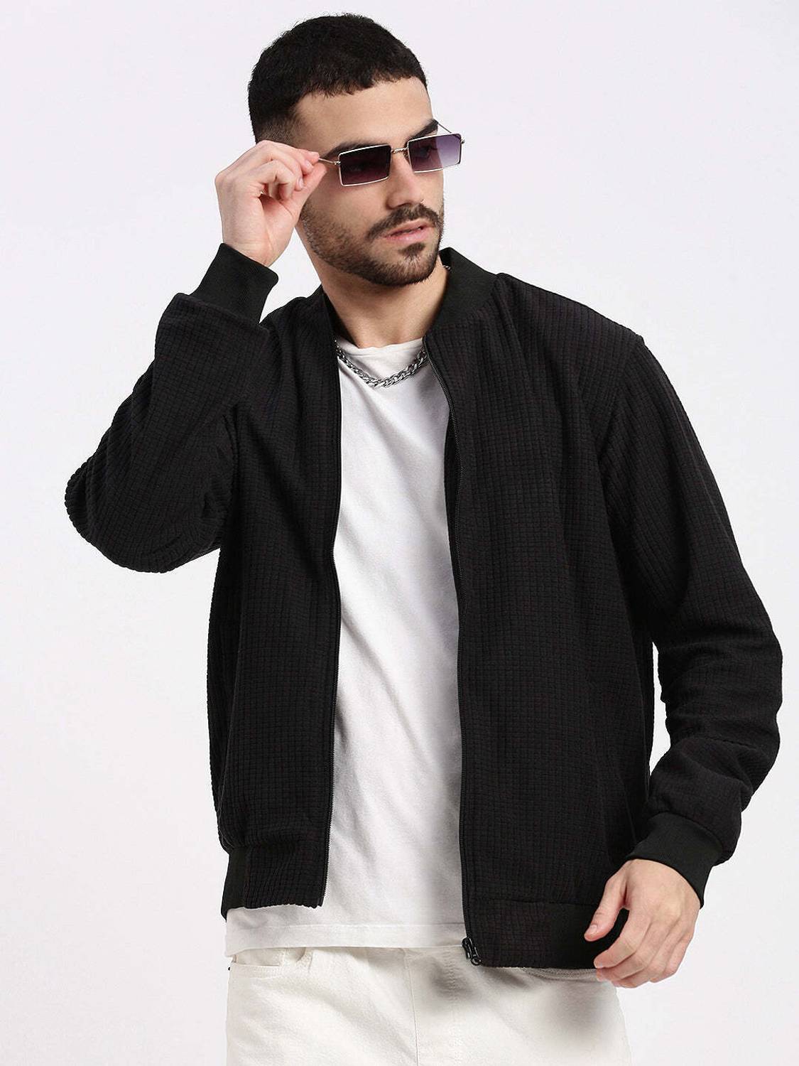 SHOWOFFFF Full Sleeve Solid Men Jacket - Buy SHOWOFFFF Full Sleeve