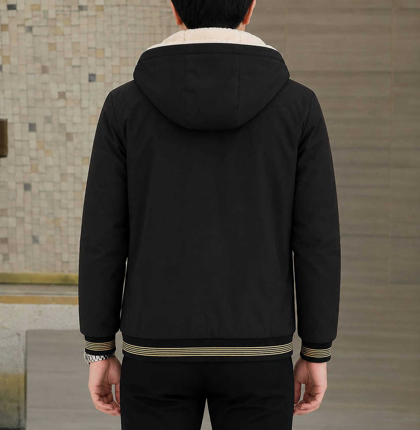 FUTSE PENO Full Sleeve Solid Men Jacket - Image 4