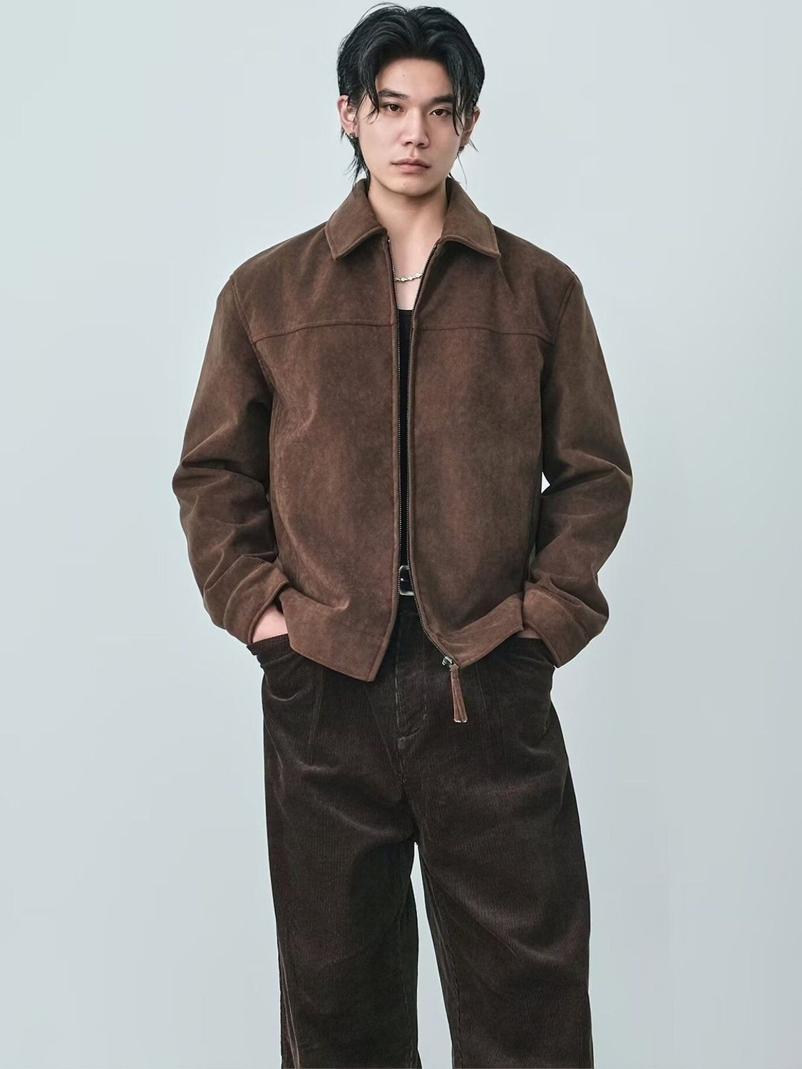 Image of HERE&NOW Full Sleeve Solid Men Jacket