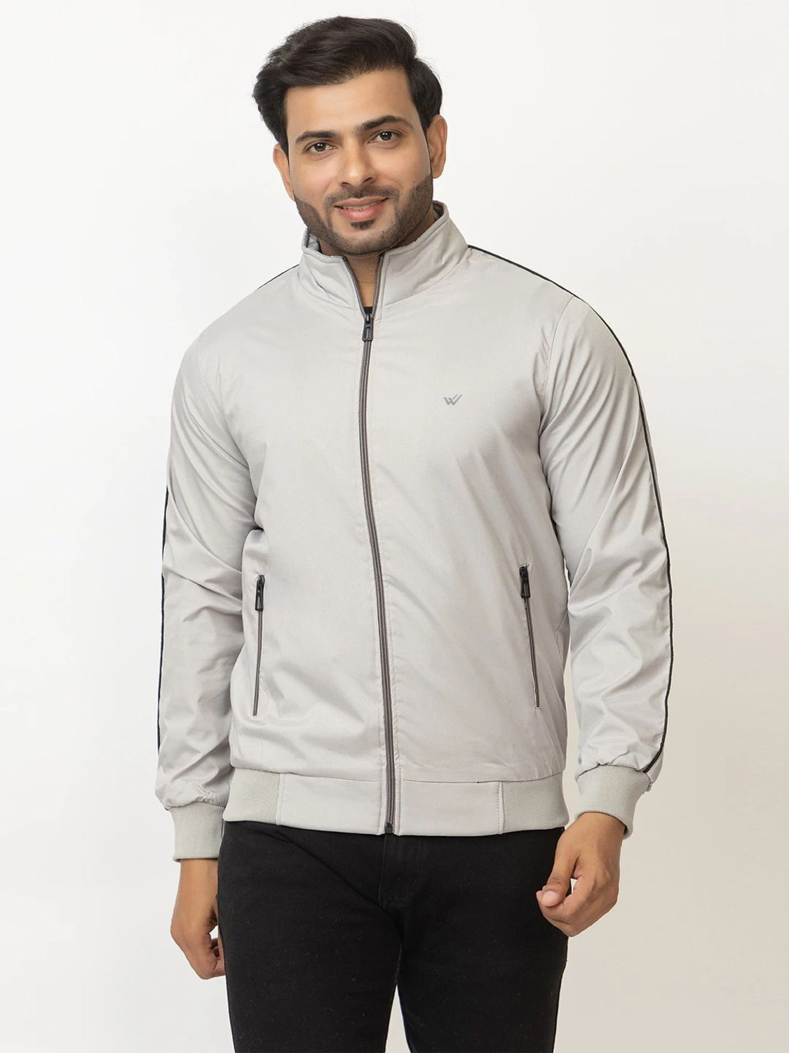 Image of Wild Cops Full Sleeve Solid Men Jacket