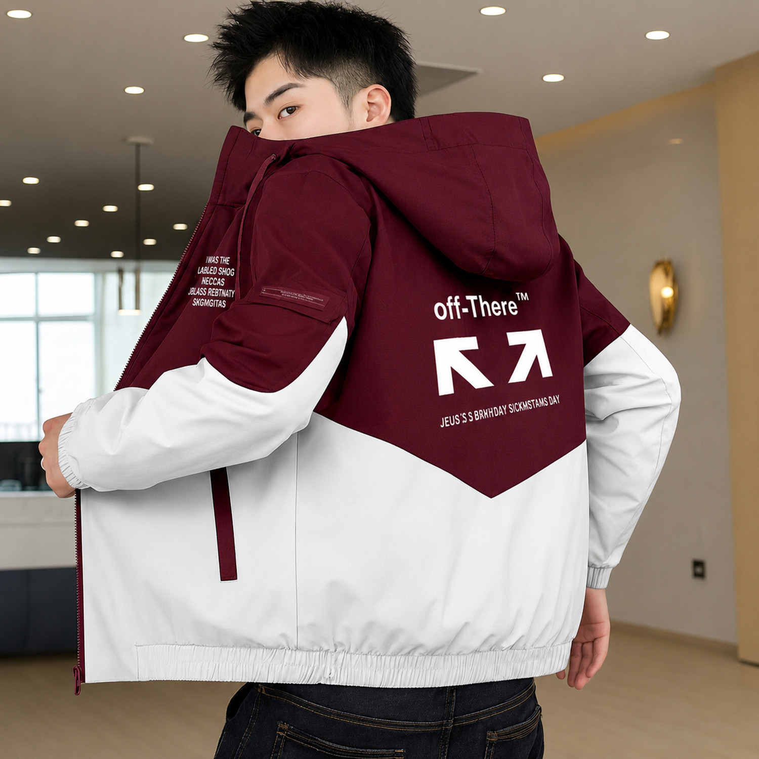 Image of MOTREX Full Sleeve Colorblock Men Jacket