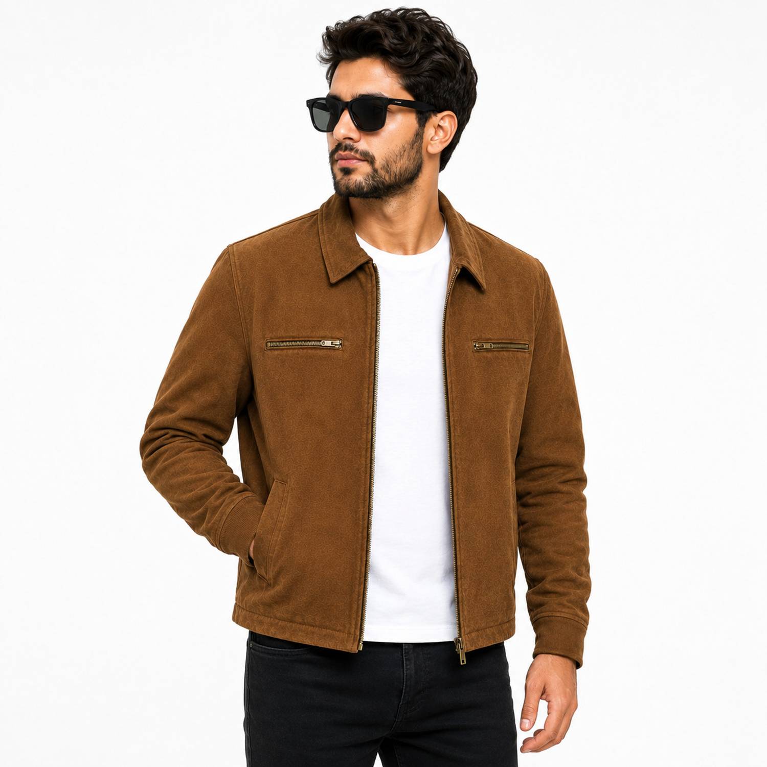 Kesele Full Sleeve Solid Men Jacket - Image 1