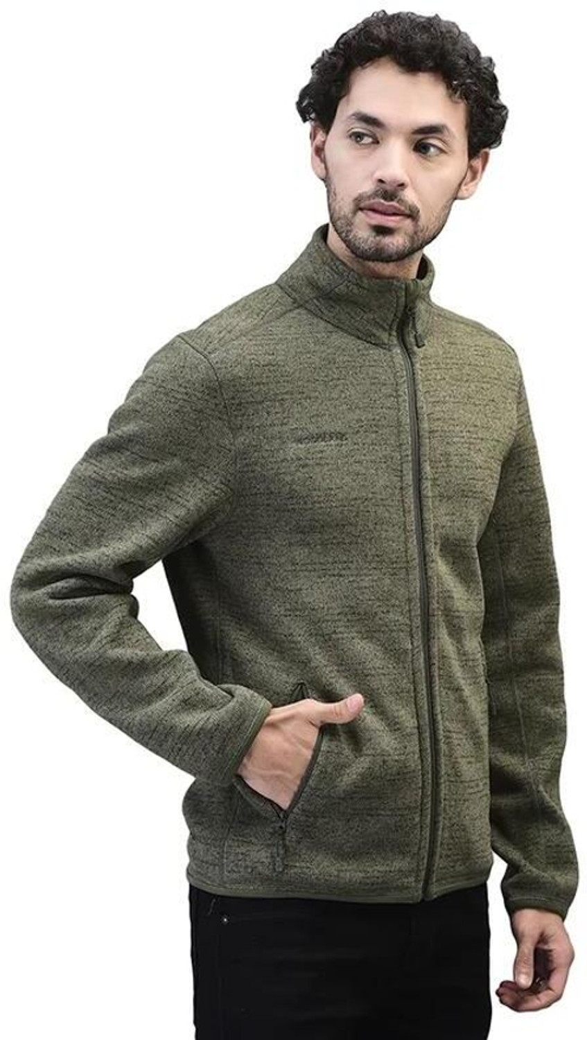 Image of WOODLAND Men Solid Casual Jacket
