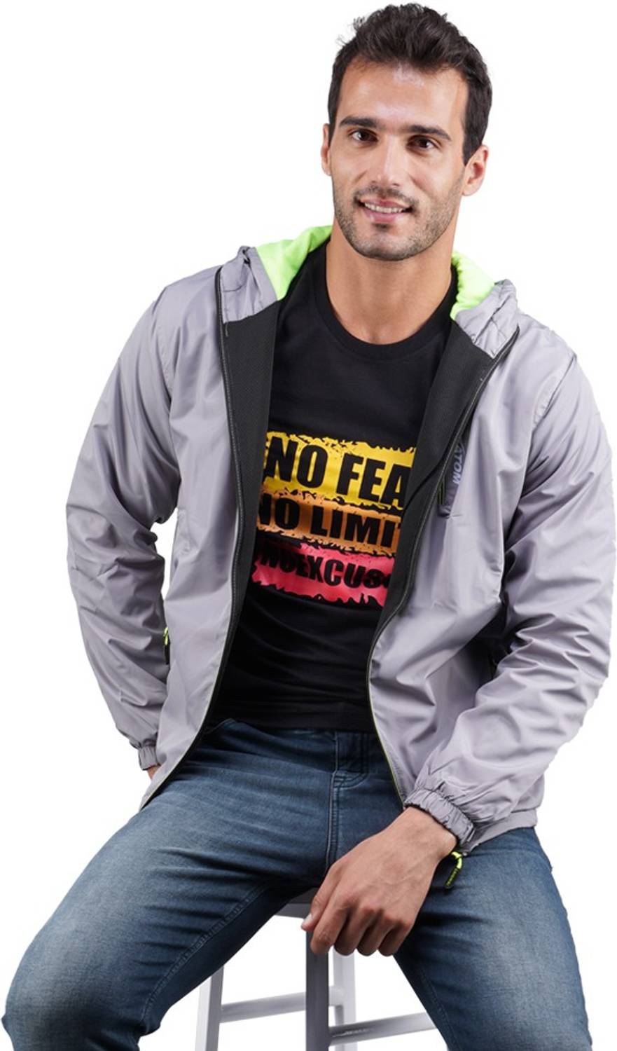 ATOM Full Sleeve Solid Men Jacket