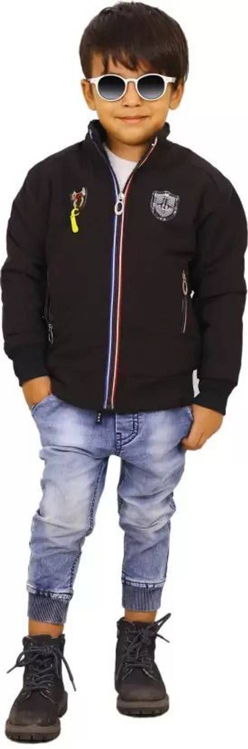 TRENDSLIFESTYLE Full Sleeve Printed Boys Jacket