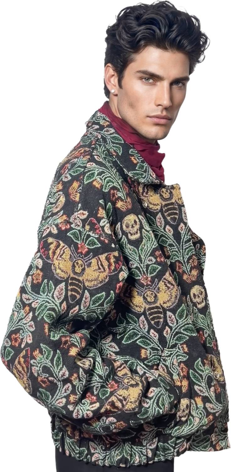 navar Full Sleeve Embroidered Jacket - Image 3