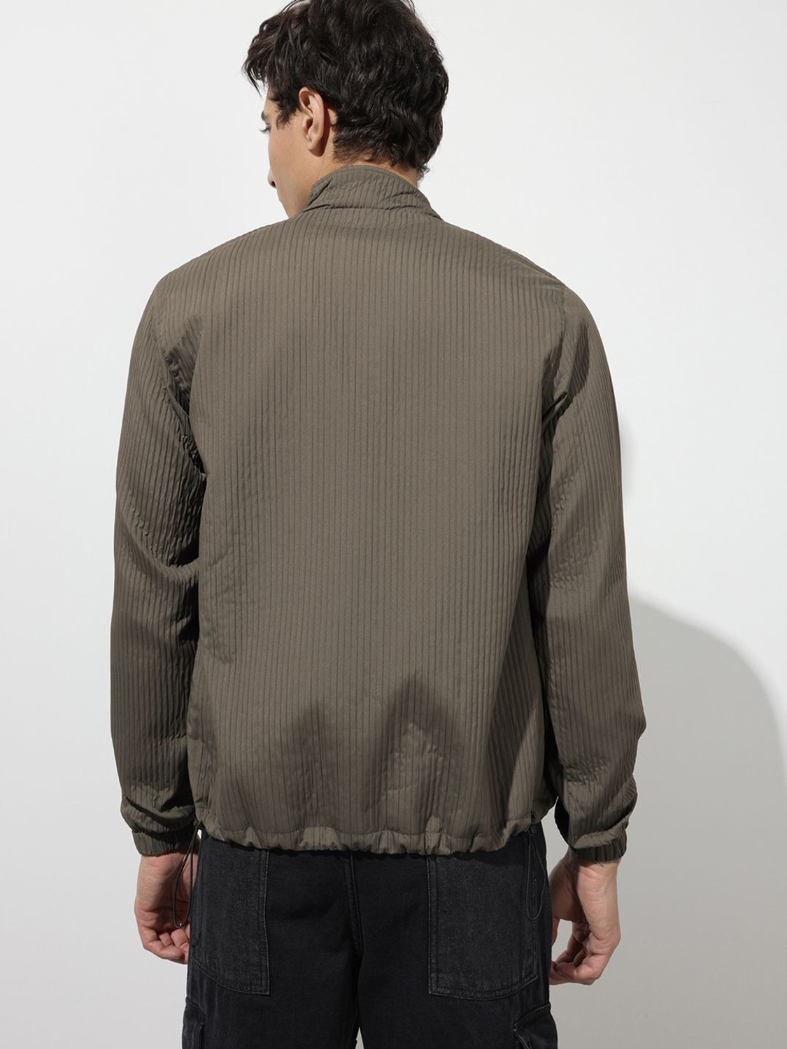 Image of Roadster Full Sleeve Striped Men Jacket