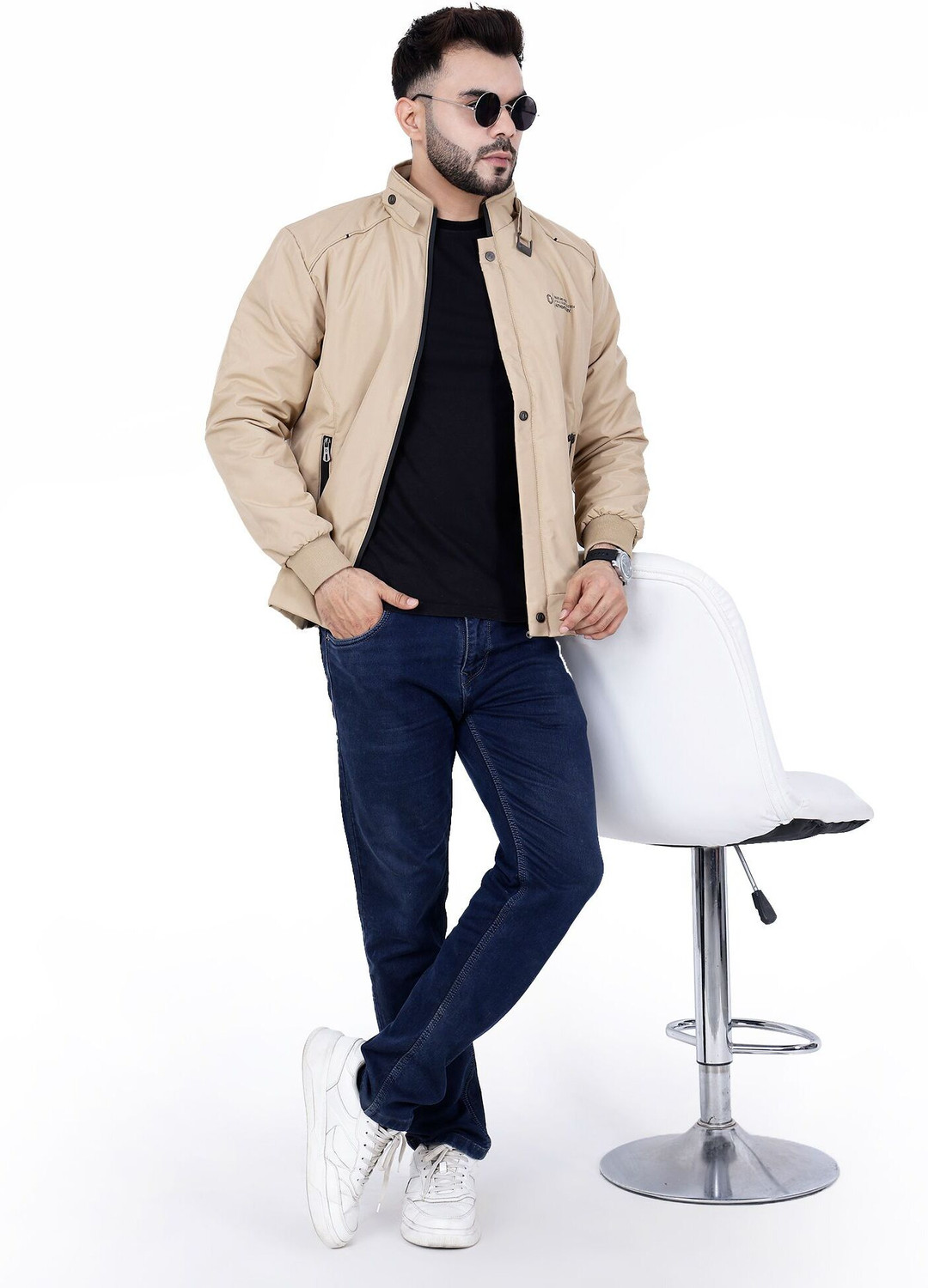 Image of Dollar Full Sleeve Solid Men Jacket