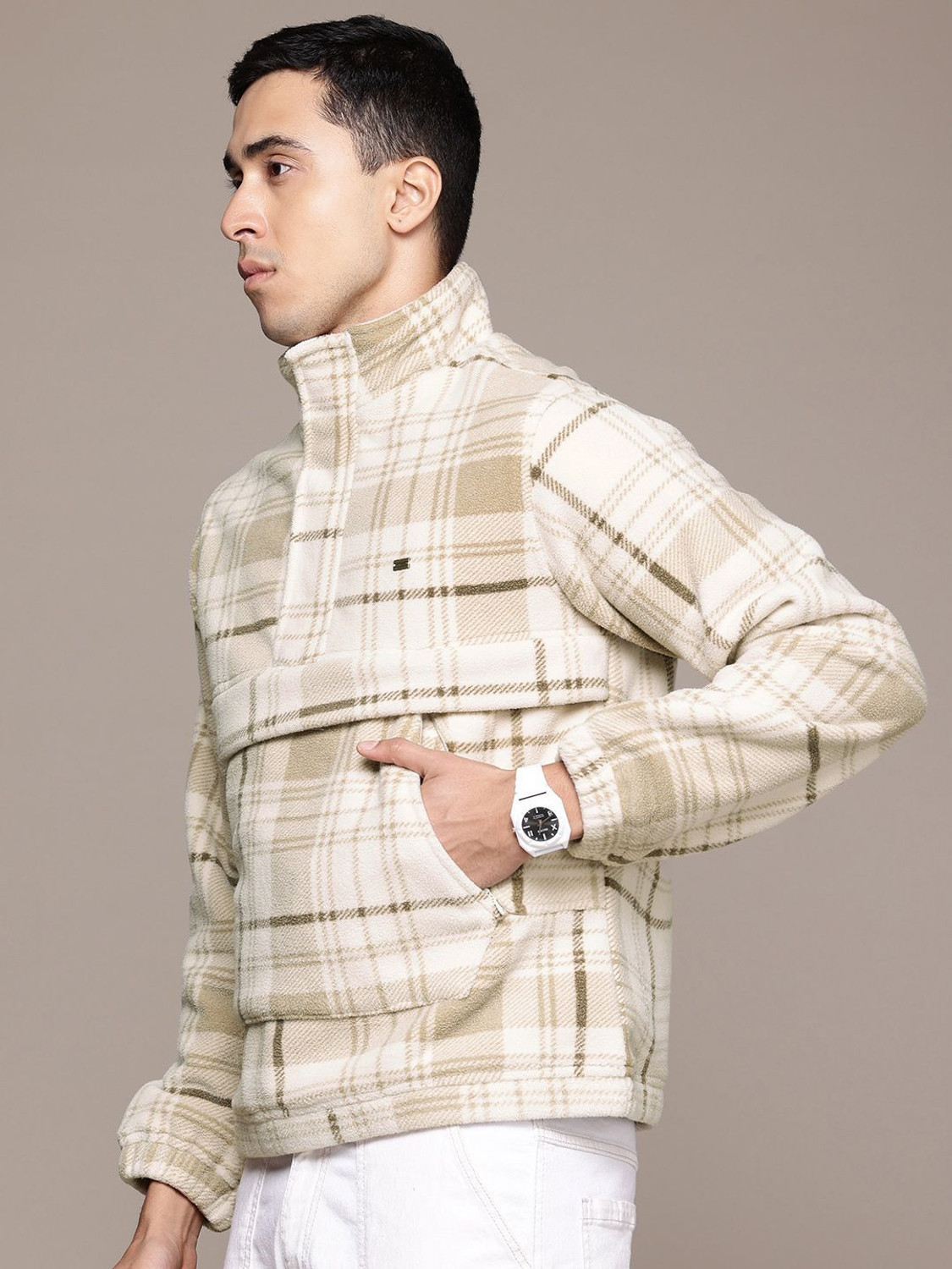 Image of Roadster Full Sleeve Checkered Men Jacket
