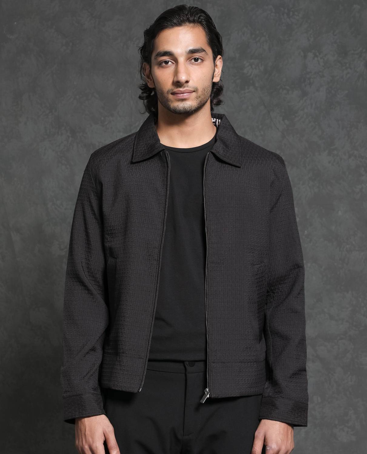RARE RABBIT Full Sleeve Textured Men Jacket - Buy RARE RABBIT Full