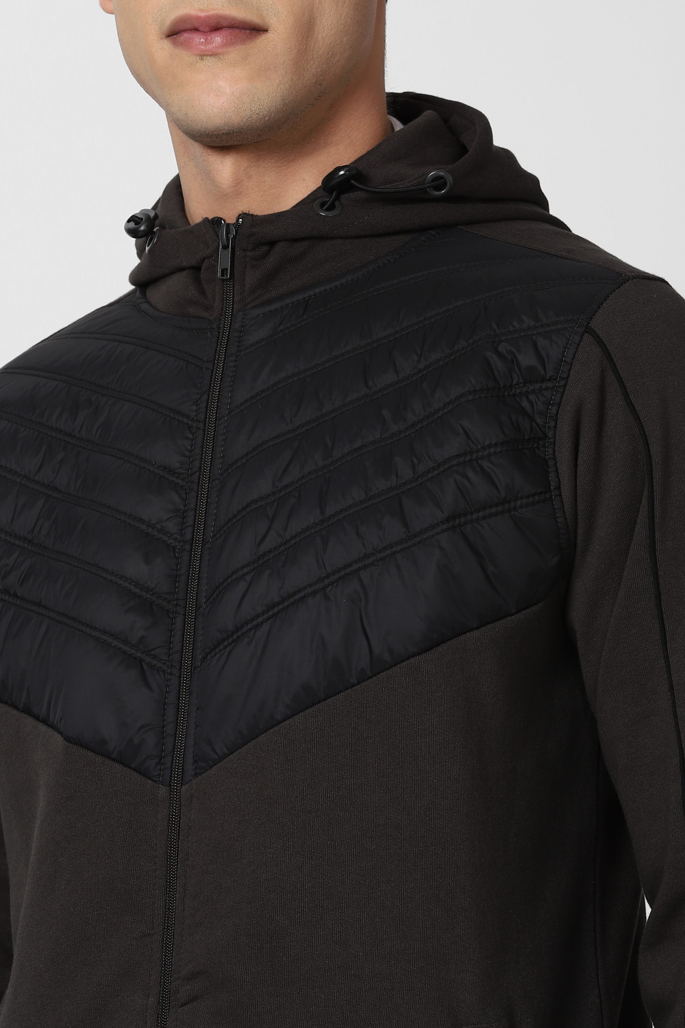 Image of PETER ENGLAND Full Sleeve Solid Men Jacket