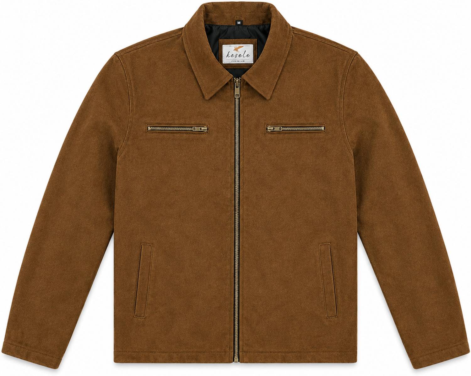 Kesele Full Sleeve Solid Men Jacket - Image 4