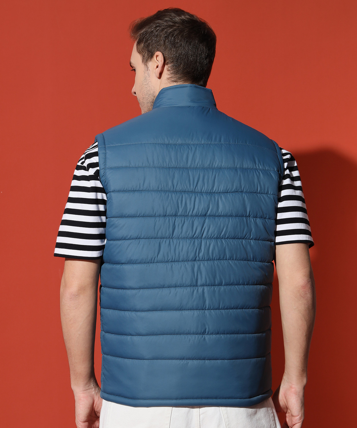 Image of Brayles Sleeveless Solid Men Jacket