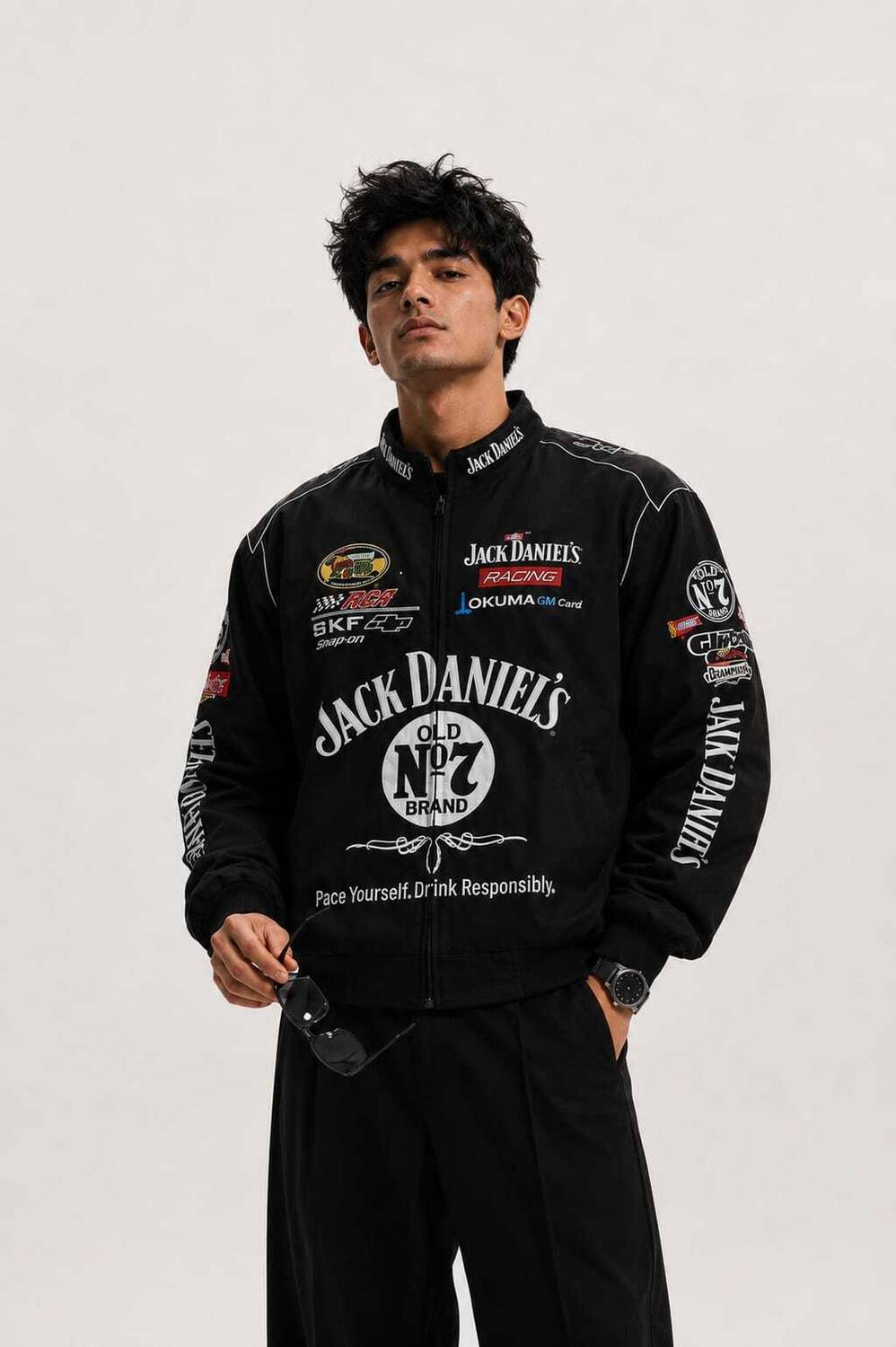 Onestreet Full Sleeve Printed Men Jacket - Image 1