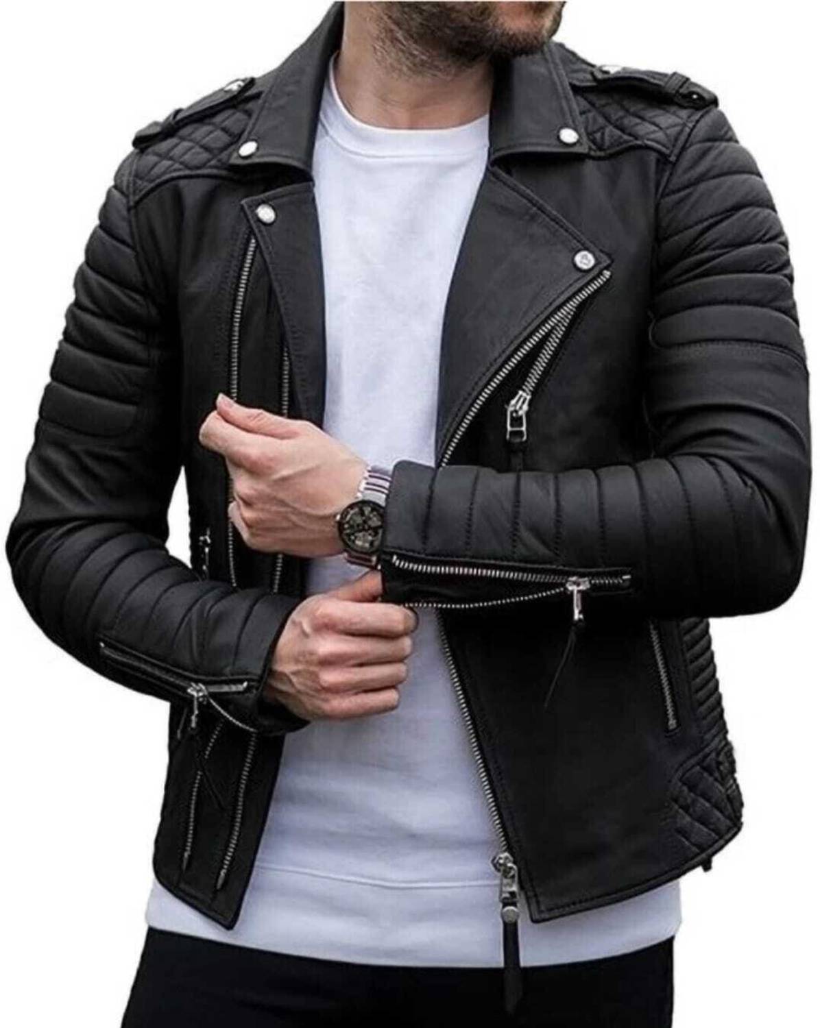 besicblend Full Sleeve Solid Men Jacket - Image 1