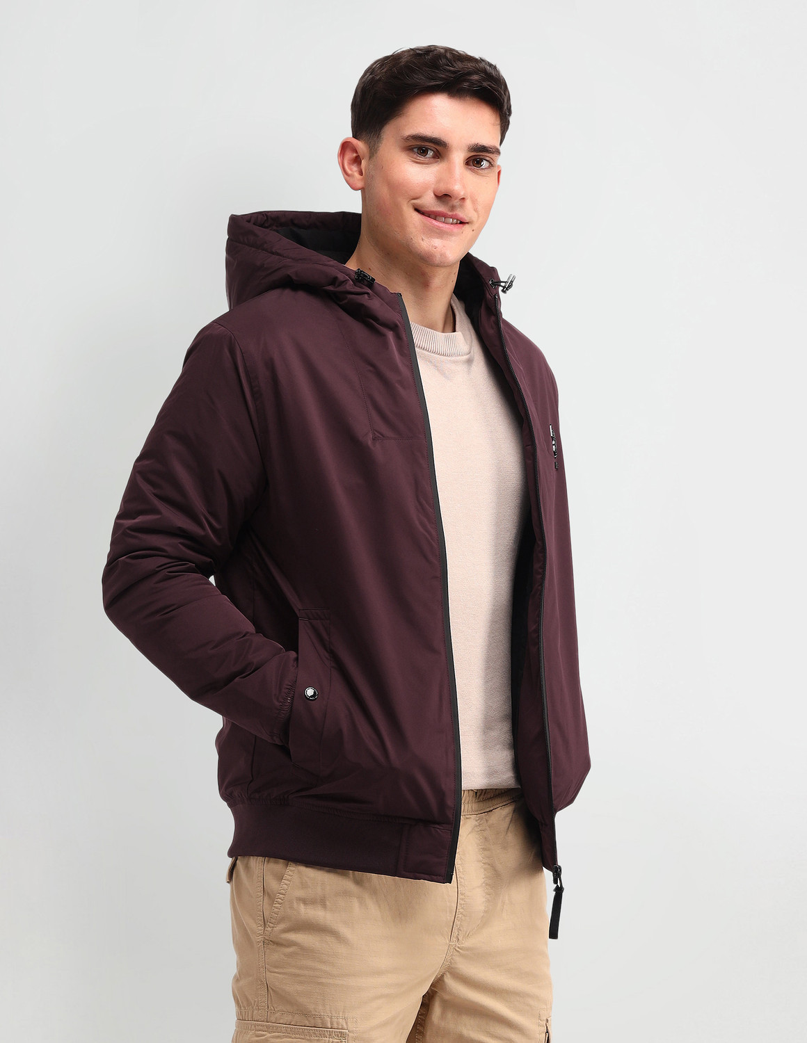 Image of U.S. POLO ASSN. Full Sleeve Solid Men Jacket