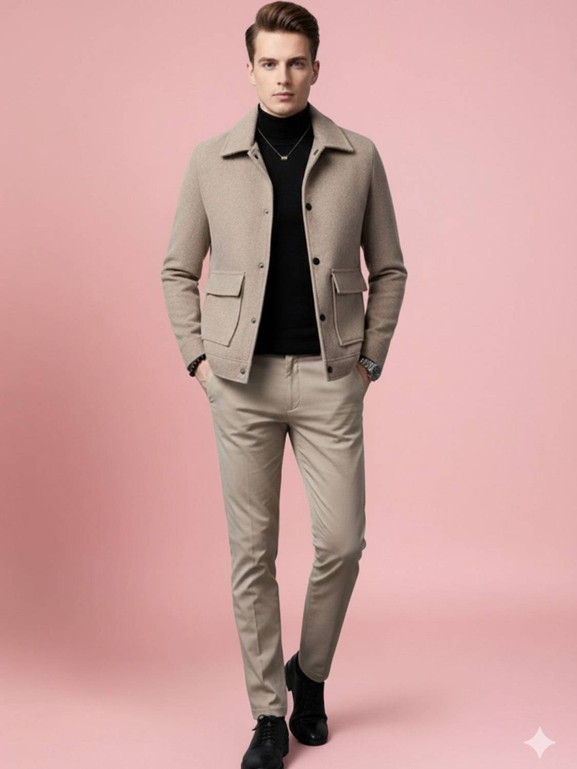 HERE&NOW Full Sleeve Solid Men Jacket
