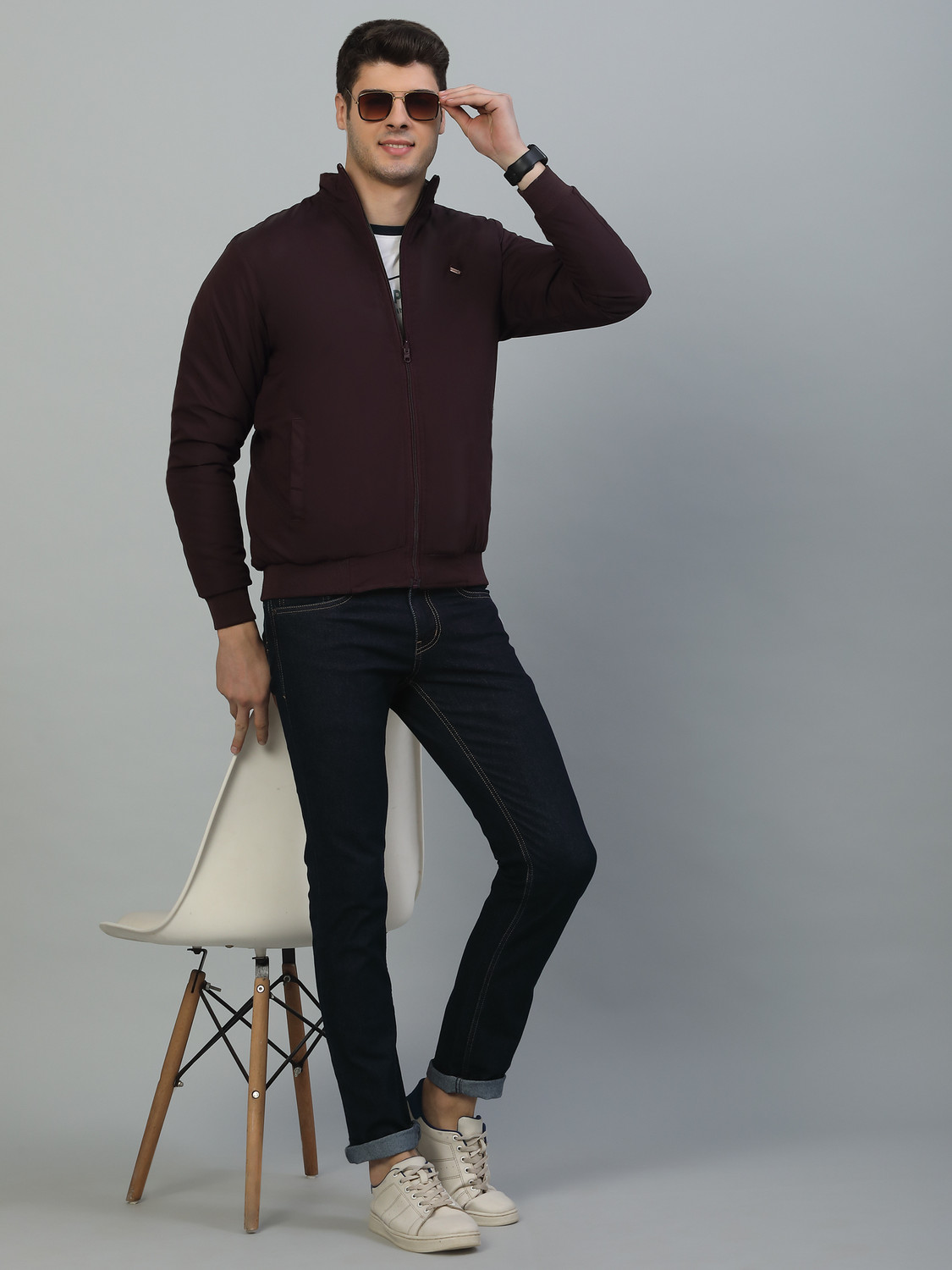 Image of CANTABIL Full Sleeve Solid Men Jacket