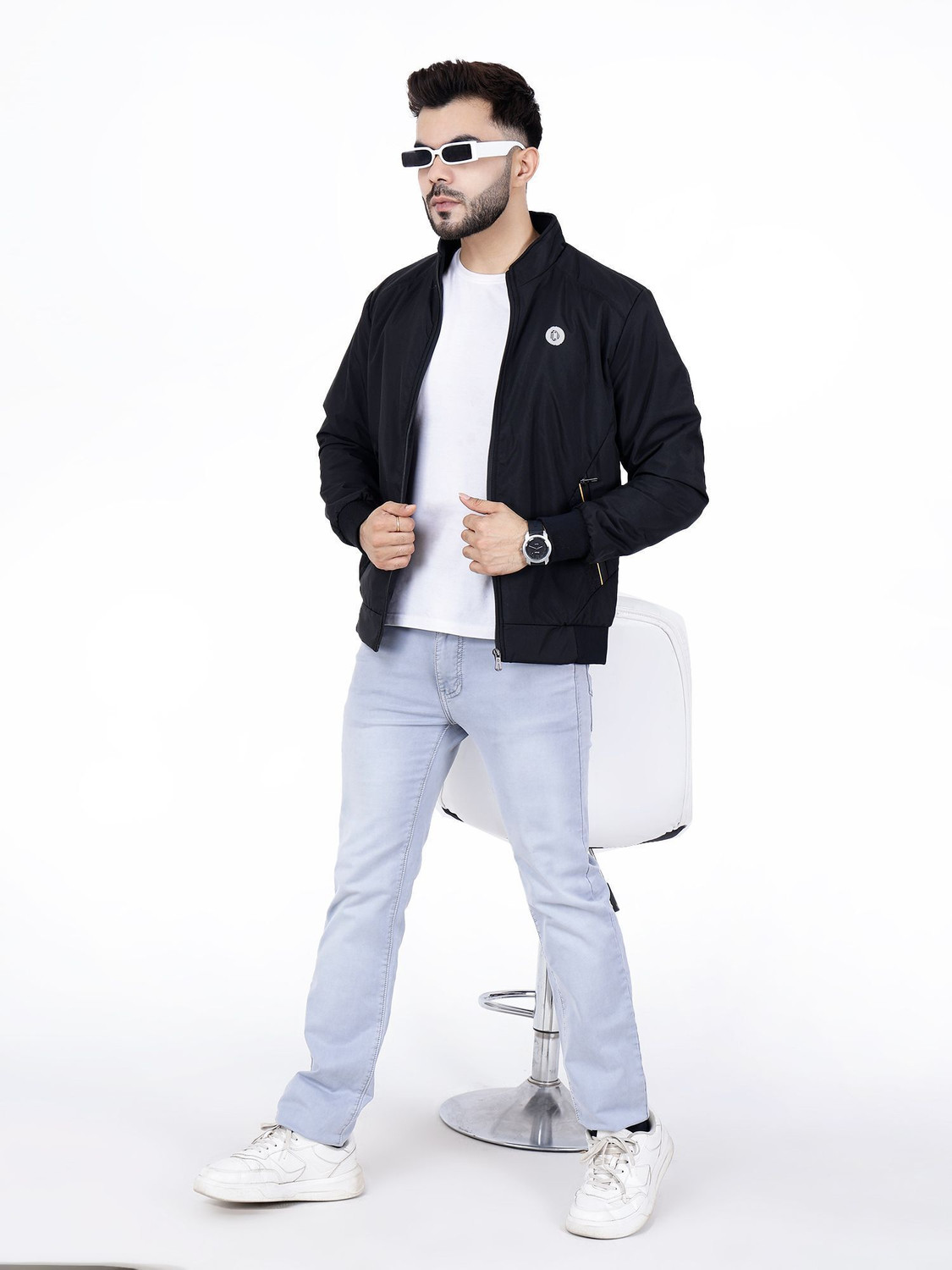 Image of Dollar Full Sleeve Solid Men Jacket