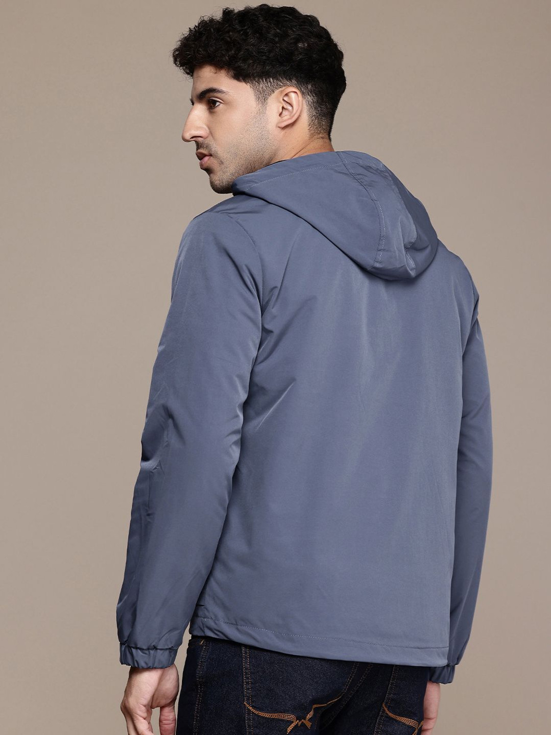 Image of NAUTICA Full Sleeve Solid Men Tailored Jacket